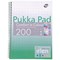 Pukka Pad Irlen Jotta Wirebound Notebook, A4, Ruled With Margin, 200 Pages, Green, Pack of 3