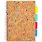 Pukka Planet Cork Project Book, B5, Ruled, 200 Recycled Pages, Multicoloured