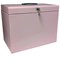 ValueX Cathedral Metal Suspension File Box A4 Pastel Pink -