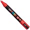 Posca PC-5M Paint Marker Water Based Medium Line Width 1.8 mm - 2.5 mm Red (Single Pen) -