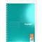 Silvine Luxpad Twin Wire FSC Notebook, A4+, Ruled With Margin, 200 Pages, Green, Pack of 3