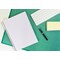 Silvine Luxpad SEN Tinted Paper Project Book, A4, Ruled With Margin, 200 Pages, White, Pack of 5