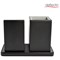 Deflecto Wireless Charging Desk Organiser/Pen Holder Black -