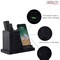 Deflecto Wireless Charging Desk Organiser/Pen Holder Black -