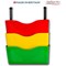 Deflecto 3 x A4 Landscape Wall Pocket Literature File with Hanging Bracket Red/Yellow/Green -