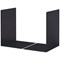 Durable Premium Heavy Duty Large Metal Shelf Bookends, Black, Pack of 2