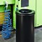 Durable Fire Extinguishing Metal Waste Bin, TUV Certified, 60L, Grey