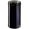 Durable Fire Extinguishing Metal Waste Bin, TUV Certified, 60L, Black