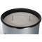 Durable Round Metal Waste Bin with Sand Ashtray, 17 Litre Bin/2 Litre Ashtray, Black