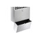 Durable Wall Mounted Lockable Steel Ashtray, 4 Litre, Silver