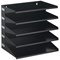 Durable 5 Tray A4 Sorting Rack, Black