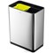 Durable Sensor Duo No Touch Waste Bin, 2 x 20 Litre, Stainless Steel