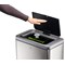 Durable Sensor Duo No Touch Waste Bin, 2 x 20 Litre, Stainless Steel