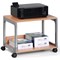 Durable Multi Function Office Trolley 48, Includes 2 Strong Shelves, Beech