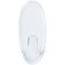 Command Medium Oval Hooks With Command Adhesive Strips, Clear, Pack of 2