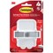 Command Broom Gripper With Command Adhesive Strips, White