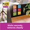 Post-it Super Sticky Z-Notes, 76 x 76mm, Playful, Pack of 6 x 90 Z-Notes