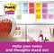 Post-it Super Sticky Notes, 76 x 76mm, Cosmic, Pack of 6 x 90 Notes