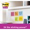 Post-it Super Sticky Notes, 76 x 76mm, Cosmic, Pack of 6 x 90 Notes