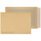 ValueX C4 Board Backed Envelopes, Plain, Peel and Seal, 120gsm, Manilla, Pack of 125