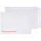 Blake Everyday Envelopes C4 White Pocket Peel and Seal Board Back 120gsm 324x229mm (Pack 125) - 3266