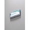 Durable Adhesive Click Sign Wall Mounted Door Sign Holder, 149x52.5mm, Grey