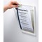 Durable Adhesive Click Sign Wall Mounted Door Sign Holder, A4, White