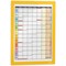 Durable Duraframe Self Adhesive Magnetic Signage Frame, A4, Yellow, Pack of 2