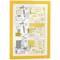 Durable Duraframe Self Adhesive Magnetic Signage Frame, A4, Yellow, Pack of 2