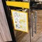 Durable Duraframe Self Adhesive Magnetic Signage Frame, A4, Yellow, Pack of 2