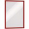 Durable Duraframe Self Adhesive Magnetic Signage Frame, A3, Red, Pack of 2