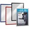 Durable Duraframe Self Adhesive Magnetic Signage Frame, A3, Blue, Pack of 6