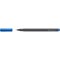 Faber-Castell Fibre-Tip Grip Fineliner Pen, 56% Recycled Plastic, 0.4mm Tip, Blue, Pack of 10