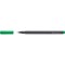 Faber-Castell Fibre-Tip Grip Fineliner Pen, 56% Recycled Plastic, 0.4mm Tip, Green, Pack of 10