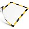 Durable Duraframe Magnetic Signage Hazard Frame, A4, Yellow & Black, Pack of 5