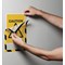 Durable Duraframe Magnetic Signage Hazard Frame, A4, Yellow & Black, Pack of 5