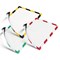 Durable Duraframe Magnetic Signage Hazard Frame, A4, Red & White, Pack of 5