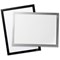 Durable Magnetic Duraframe Grip Fabric Adhesive Signage Frame, A4, Silver