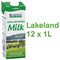 Lakeland UHT Semi Skimmed Milk, 1 Litre, Pack of 12