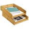 CEP Silva by Cep Bamboo Letter Trays A4 Stackable (Pack 2) -