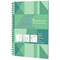 Collins Colplan A5 Wirebound Notebook, Week To View, Green, 2025