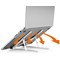 Durable Premium Aluminium Foldable Laptop Stand, Adjustable Tilt, Silver