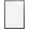 Durable Duraframe UV Poster Adhesive Magnetic Signage Frame, 70x100 cm, Black