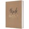 Sigel Jolie Think Positive Notebook, A5, Ruled, 192 Pages, Kraft