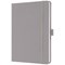 Sigel Jolie Notebook, A5, Ruled, 192 Pages, Pearl Grey