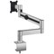 Durable Monitor Mount Deskclamped Single Monitor Arm, Adjustable Height and Tilt, Silver