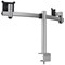 Durable Monitor Mount Pro Deskclamped Dual Monitor Arm, Adjustable Height and Tilt, Silver