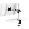 Durable Select Monitor Mount Deskclamped Single Monitor Arms, Adjustable Height and Tilt, Silver