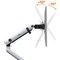 Durable Select Plus Deskclamped Single Monitor Arm, Adjustable Height and Tilt, Silver