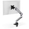 Durable Select Plus Deskclamped Single Monitor Arm, Adjustable Height and Tilt, Silver